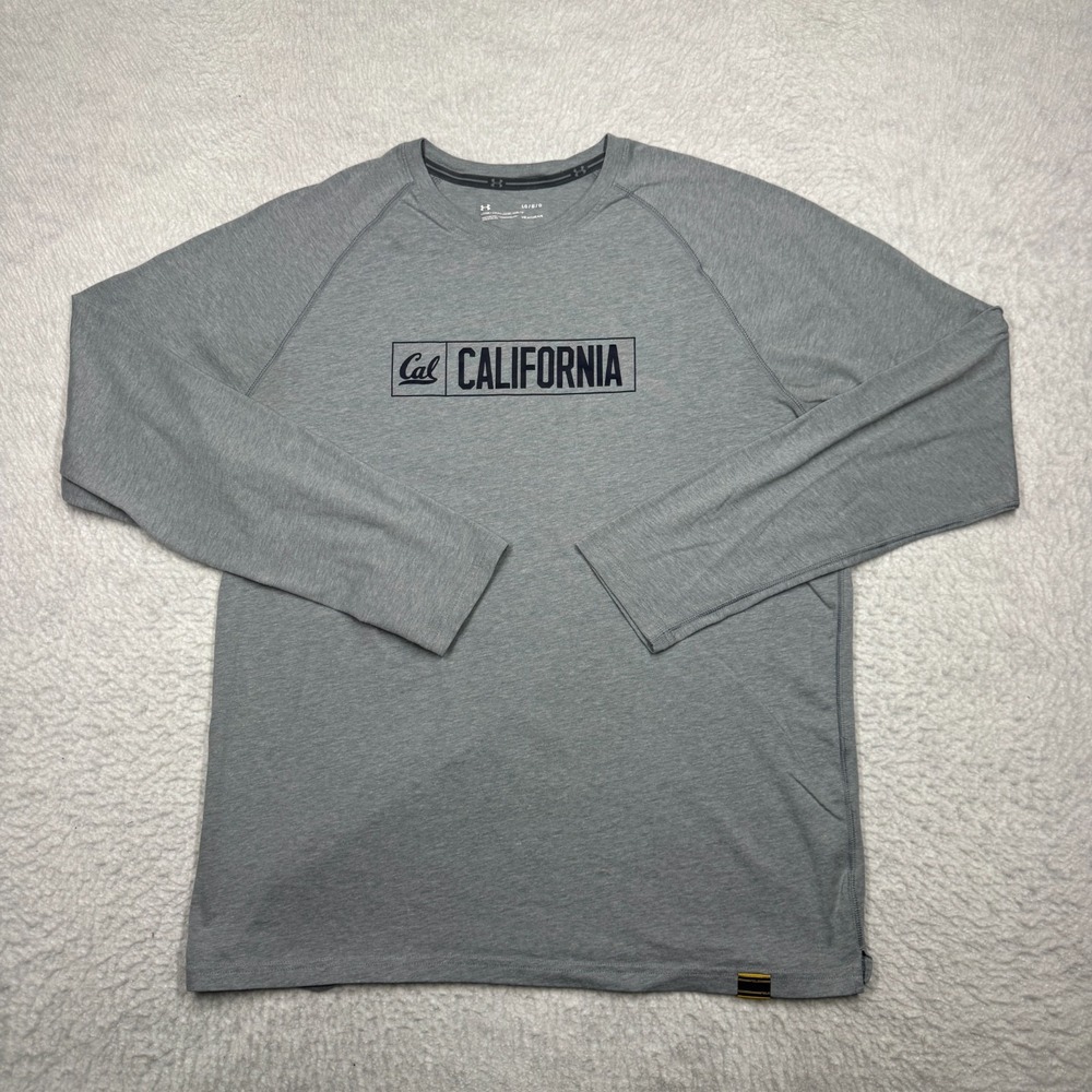 California Golden Bears Under Armour HeatGear Long Sleeve Shirt Men's Size L